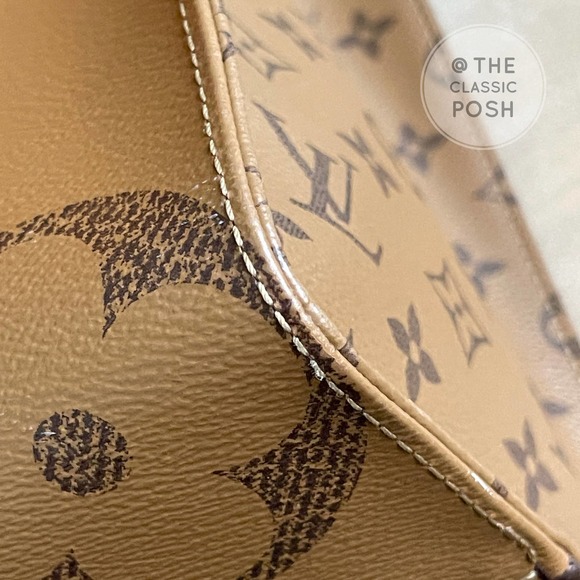 ❌SOLD❌EUC Louis Vuitton  OTG On the Go MM Monogram Reverse Bag Tote - Picture 11 of 15